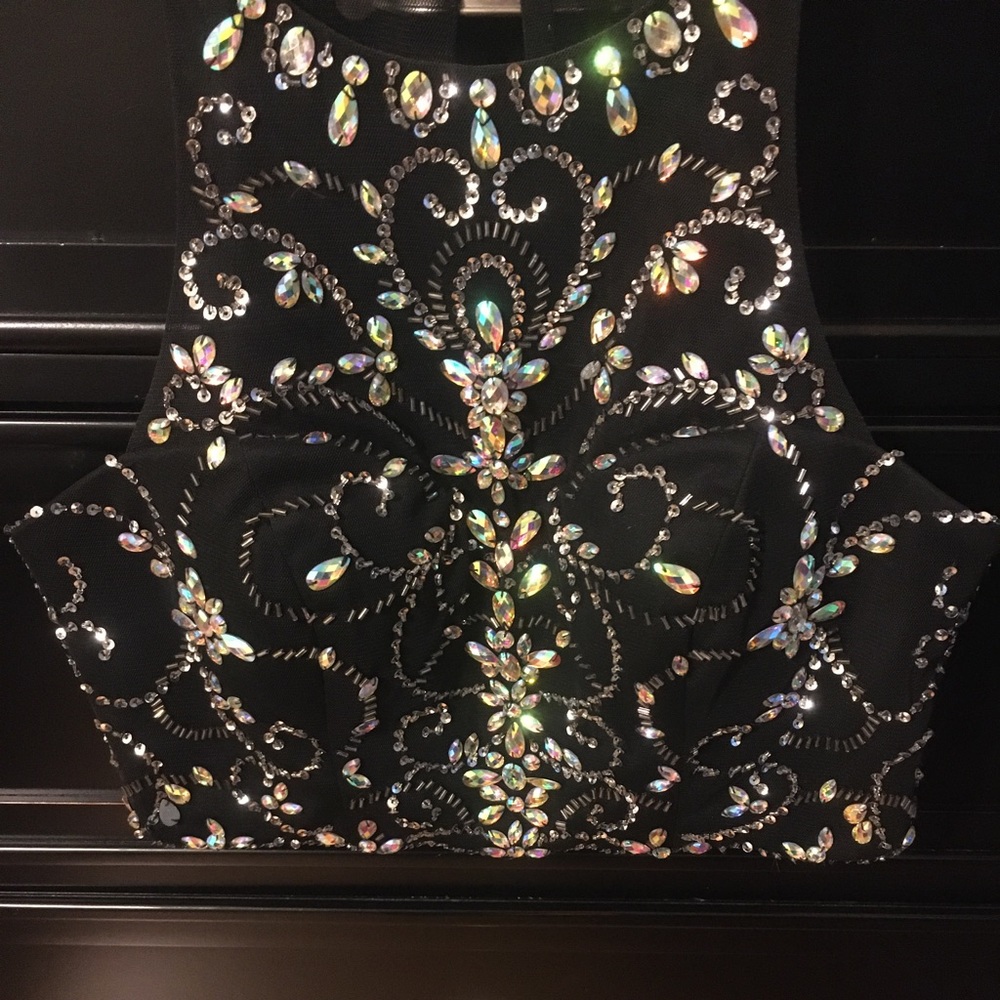 The top (only) of a prom dress